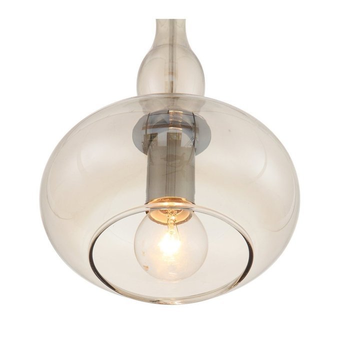 Подвесной светильник  Biorno с янтарным плафоном - купить Подвесные светильники по цене 5630.0