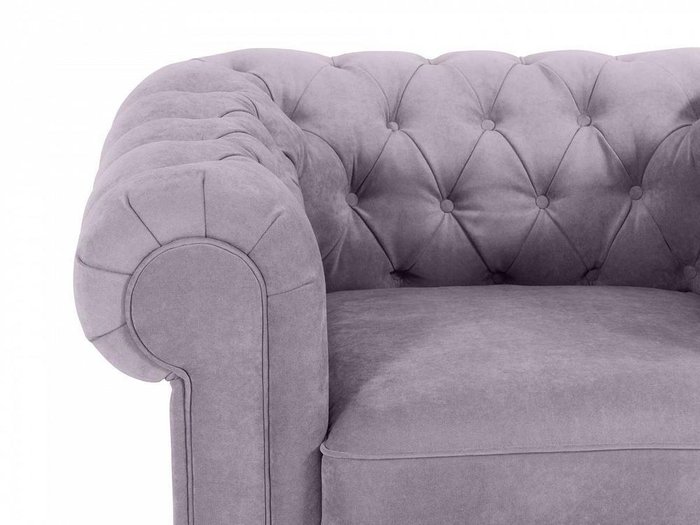 Кресло Chesterfield слилового цвета  - лучшие Интерьерные кресла в INMYROOM