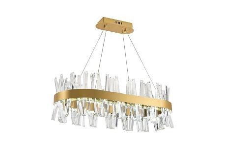 Подвесная светодиодная люстра Smart Нимбы Led Lamps золотого цвета - купить Подвесные люстры по цене 29169.0