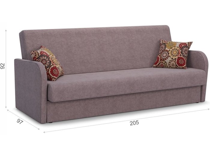 Диван-кровать Аква бежевого цвета - лучшие Прямые диваны в INMYROOM