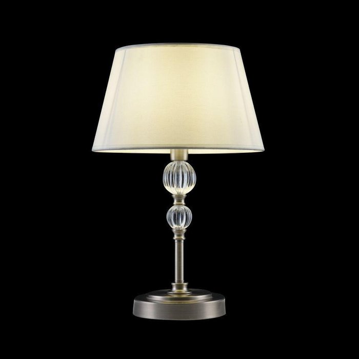 Настольная лампа Milena с белым абажуром  - купить Настольные лампы по цене 5300.0