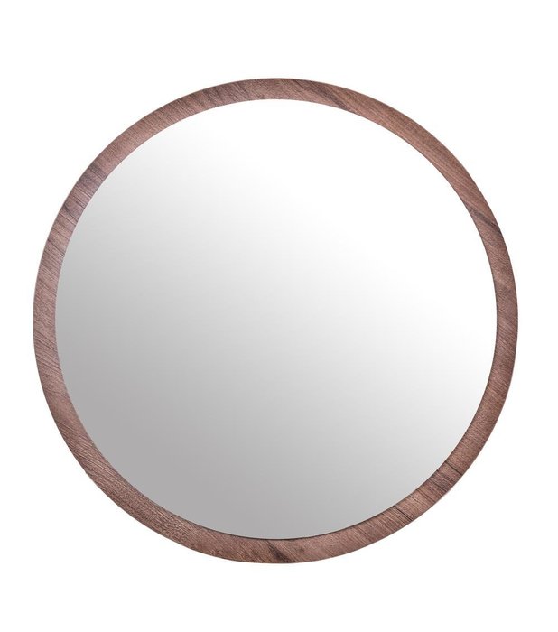 Настенное зеркало Сканди в раме коричневого цвета - купить Настенные зеркала по цене 2990.0