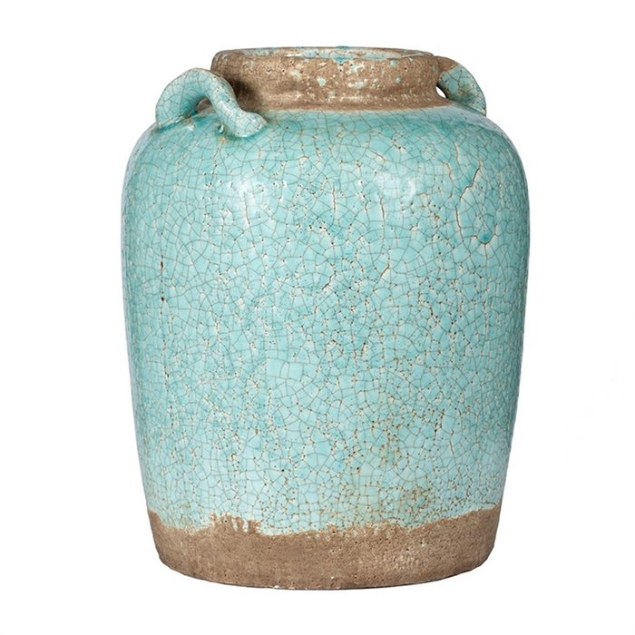 Керамическая ваза голубого цвета - купить Вазы  по цене 12720.0