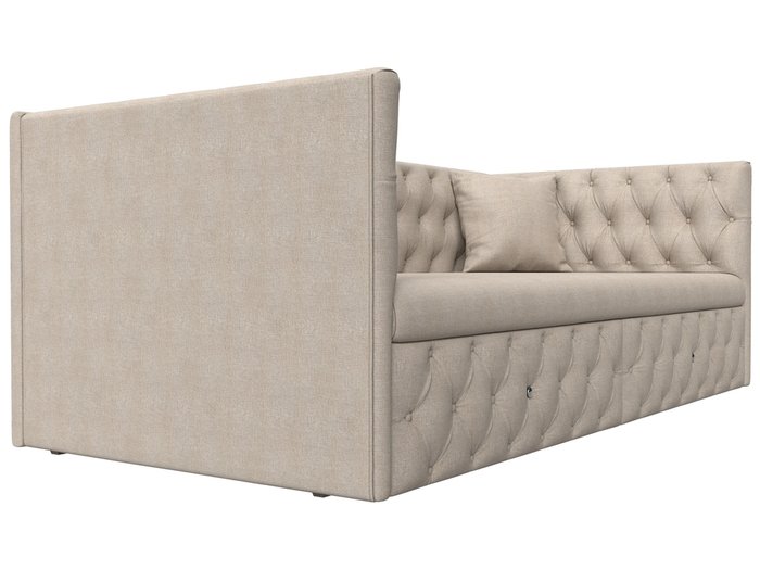 Прямой диван-кровать Найс серо-бежевого цвета - лучшие Прямые диваны в INMYROOM