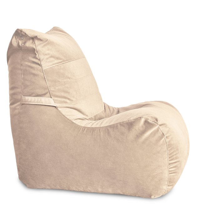 Кресло мешок Чилаут Maserrati 04 XL бежевого цвета - купить Бескаркасная мебель по цене 5693.0
