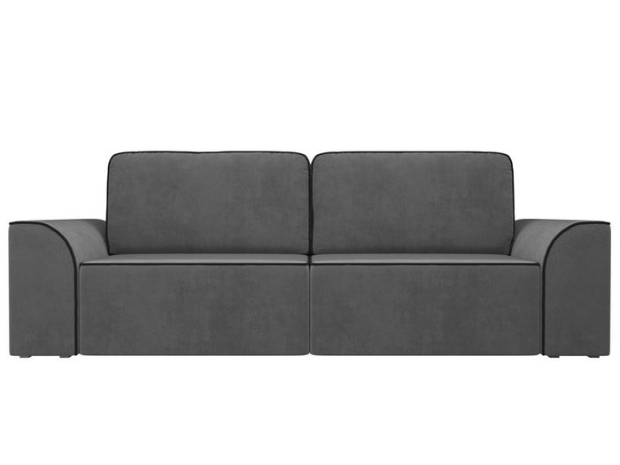 Прямой диван-кровать Вилсон серого цвета - купить Прямые диваны по цене 51990.0