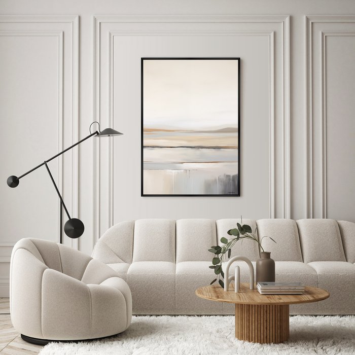 Репродукция картины Landscape collection, Salt lake, No 1, 2024г. - лучшие Картины в INMYROOM
