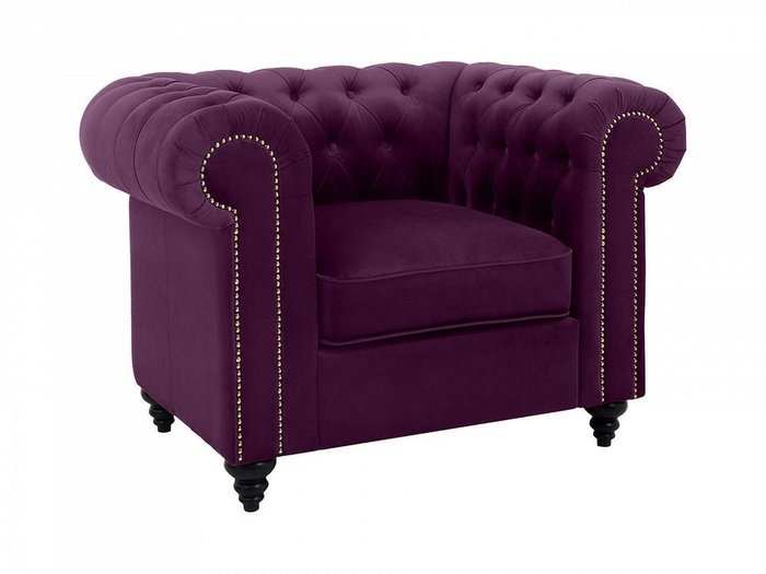 Кресло Chester Classic фиолетового цвета - купить Интерьерные кресла по цене 69210.0