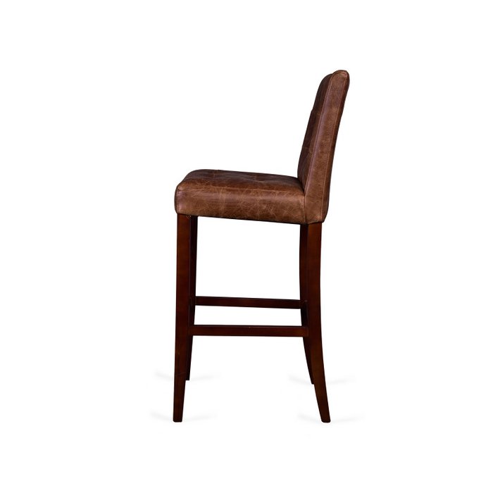 Стул барный Birmingham с кожаным сидением - лучшие Барные стулья в INMYROOM