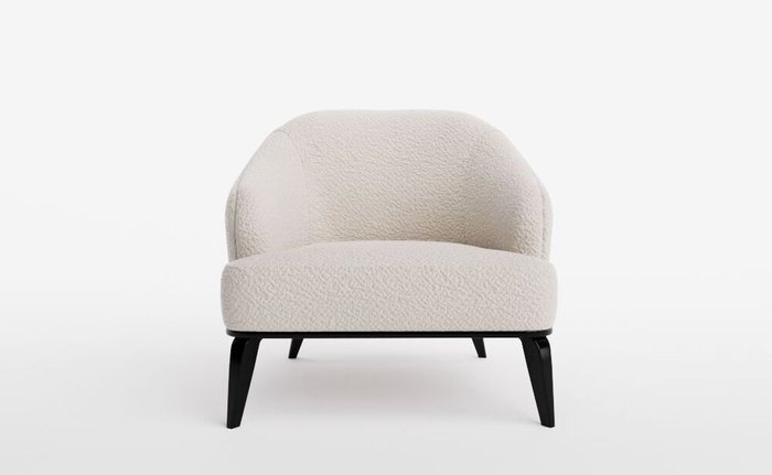 Кресло Bend белого цвета - купить Интерьерные кресла по цене 77600 Кресло Bend белого цвета - купить Интерьерные кресла по цене 77600