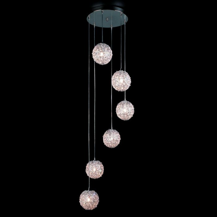 Подвесной светильник Illuminati с плафонами в виде шаров  - купить Подвесные люстры по цене 51220.0