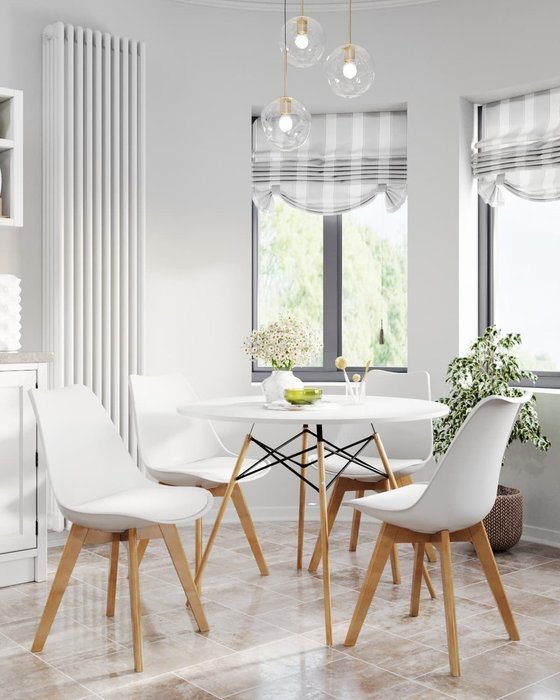 Стул Frankfurt белого цвета - лучшие Обеденные стулья в INMYROOM