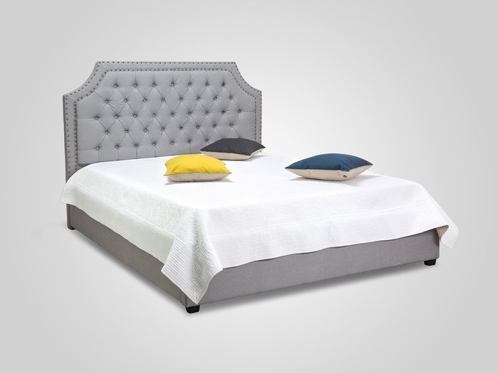 Кровать с подъемным механизмом серого цвета 180X200 - купить Кровати для спальни по цене 64000.0