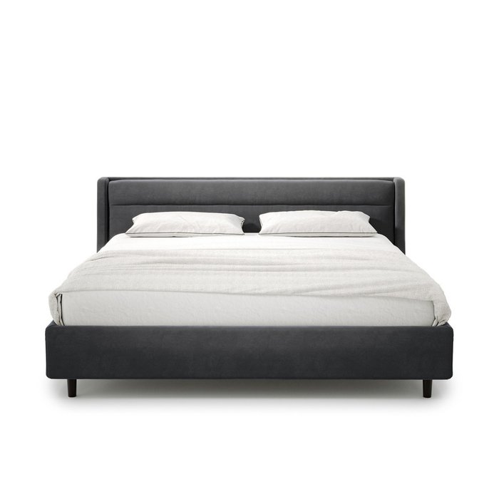 Кровать Iris 180х200 темно-серого цвета - купить Кровати для спальни по цене 138600.0