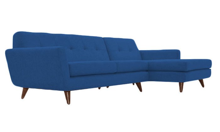 Диван Grace Sectional синего цвета - купить Угловые диваны по цене 144500.0