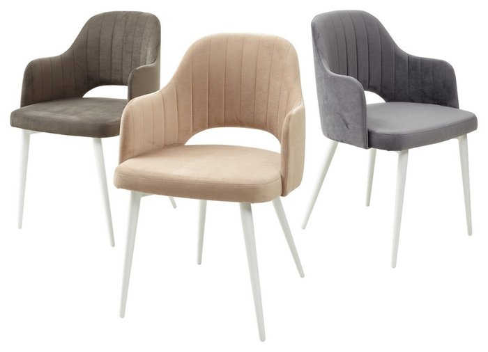 Стул Fantine серого цвета - лучшие Обеденные стулья в INMYROOM
