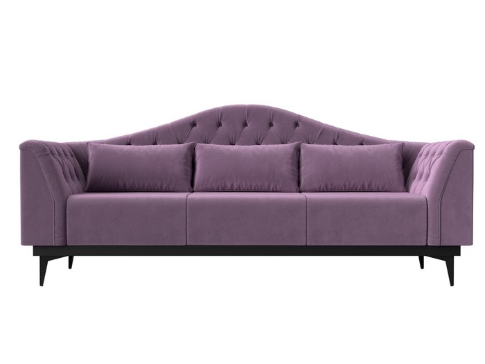 Прямой диван-крова Флорида сиреневого цвета - купить Прямые диваны по цене 52999.0