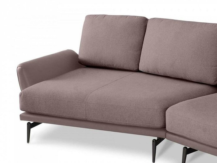 Угловой диван Ispani коричневого цвета - купить Угловые диваны по цене 165420.0