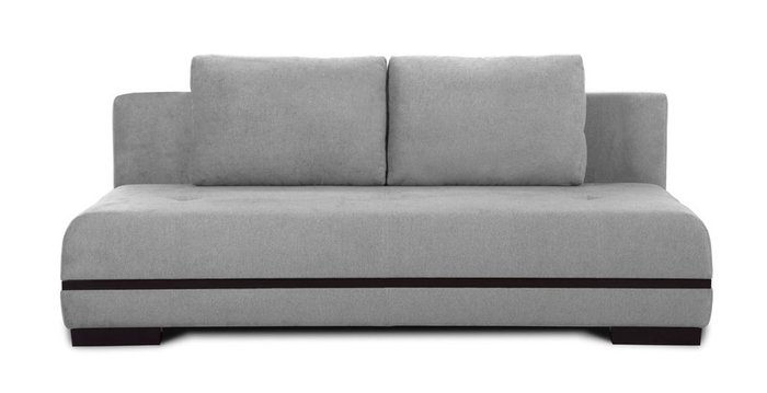 Прямой диван-кровать Марио серого цвета