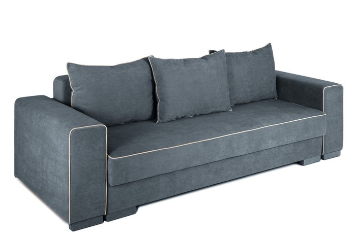 Диван-кровать Цезарь 4 графитового цвета - купить Прямые диваны по цене 52801.0
