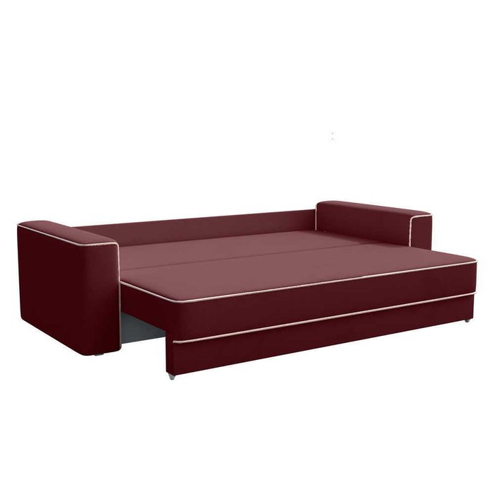 Диван-кровать Стаут бордового цвета - купить Прямые диваны по цене 74160.0