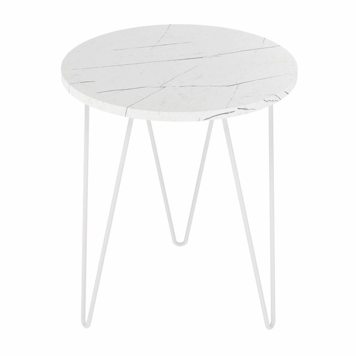 Кофейный стол Ансбах белого цвета - купить Кофейные столики по цене 3825.0