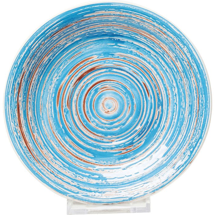 Тарелка Swir голубого цвета