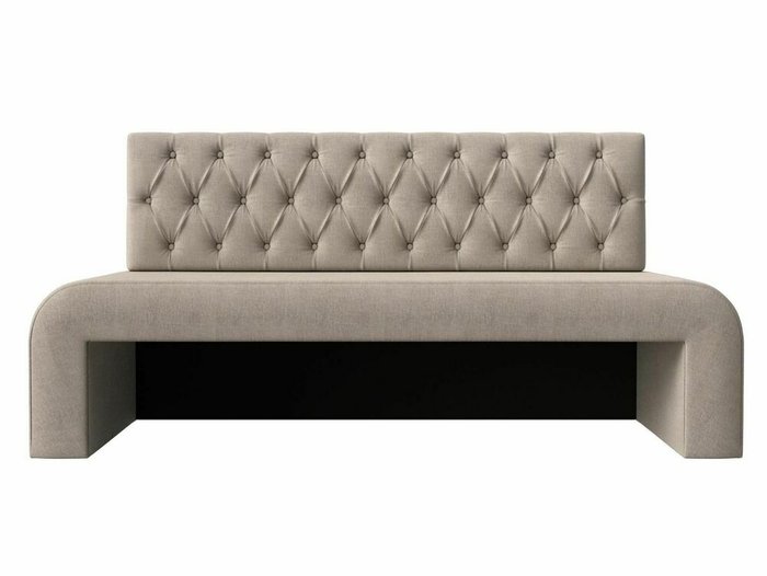 Прямой диван Кармен Люкс бежевого цвета - купить Прямые диваны по цене 26999.0