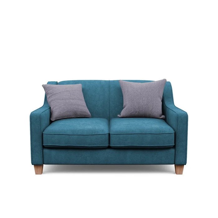 Двухместный диван-кровать Агата S синего цвета