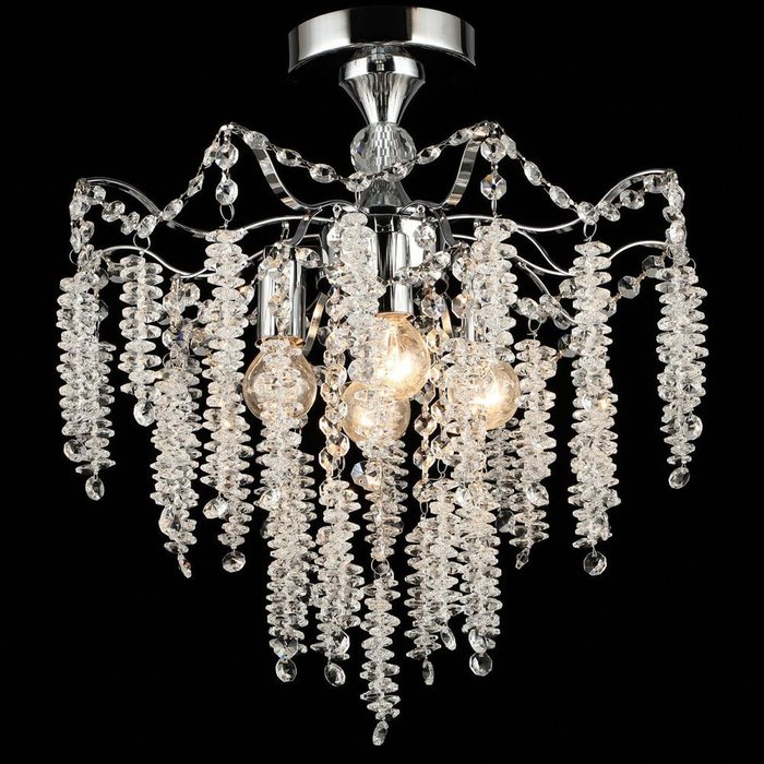 Хрустальная люстра 08720-0.3-04 CH (хрусталь, цвет прозрачный) Хрустальная люстра 08720-0.3-04 CH (хрусталь, цвет прозрачный)