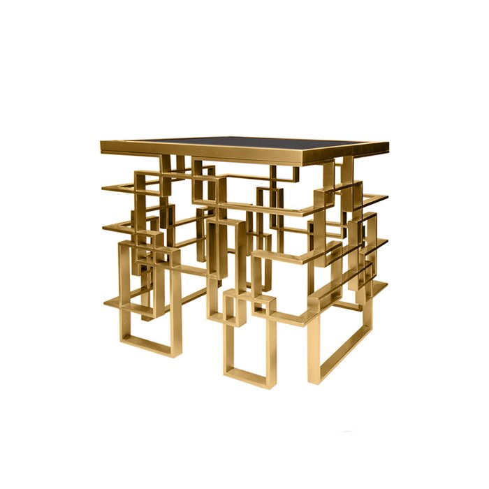 Стол приставной со стеклянной столешницей - купить Кофейные столики по цене 221000.0