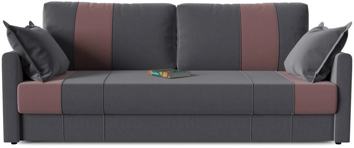 Диван-кровать прямой Римини kabrio 31/18 серого цвета - купить Прямые диваны по цене 35000.0