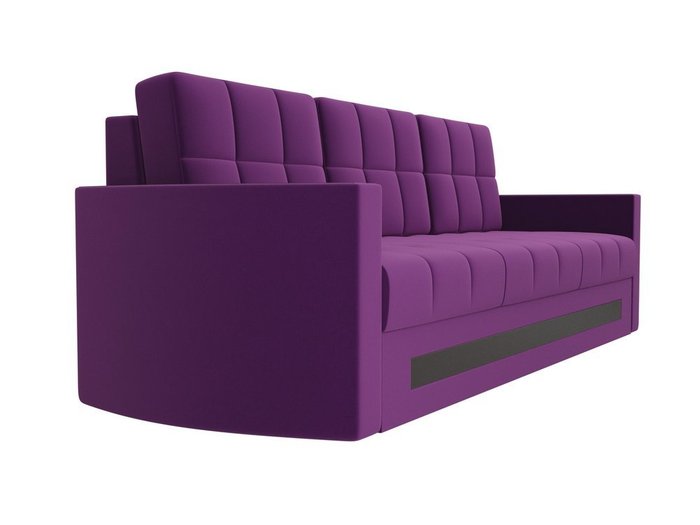 Прямой диван-кровать Белла фиолетового цвета  - лучшие Прямые диваны в INMYROOM