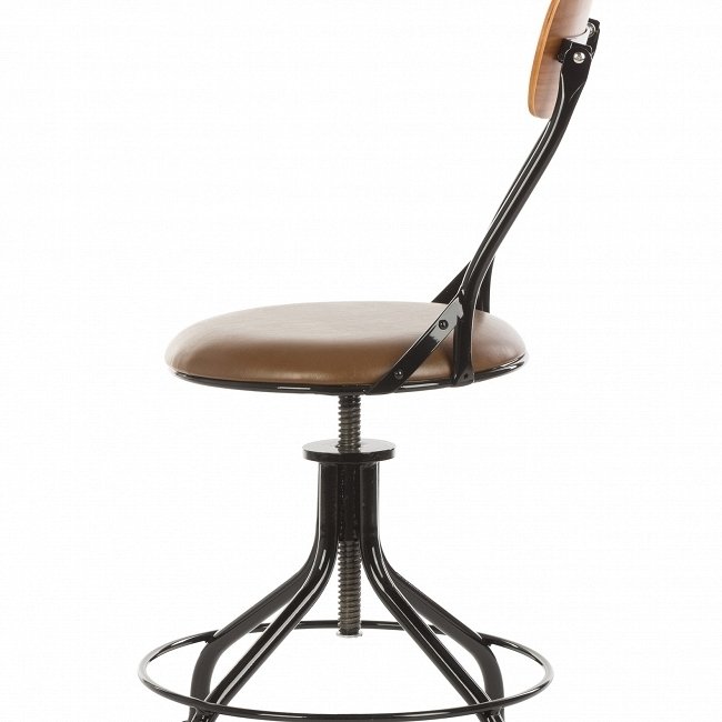 Стул Vintner с сиденьем из кожи  - купить Обеденные стулья по цене 12257.0
