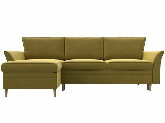 Угловой диван-кровать София желтого цвета левый угол - купить Угловые диваны по цене 59999.0
