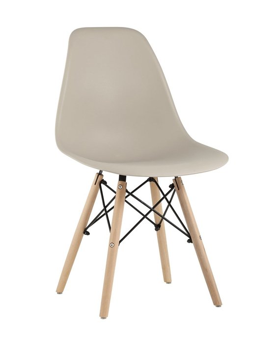 Стул Dsw Eames бежевого цвета Стул Dsw Eames бежевого цвета