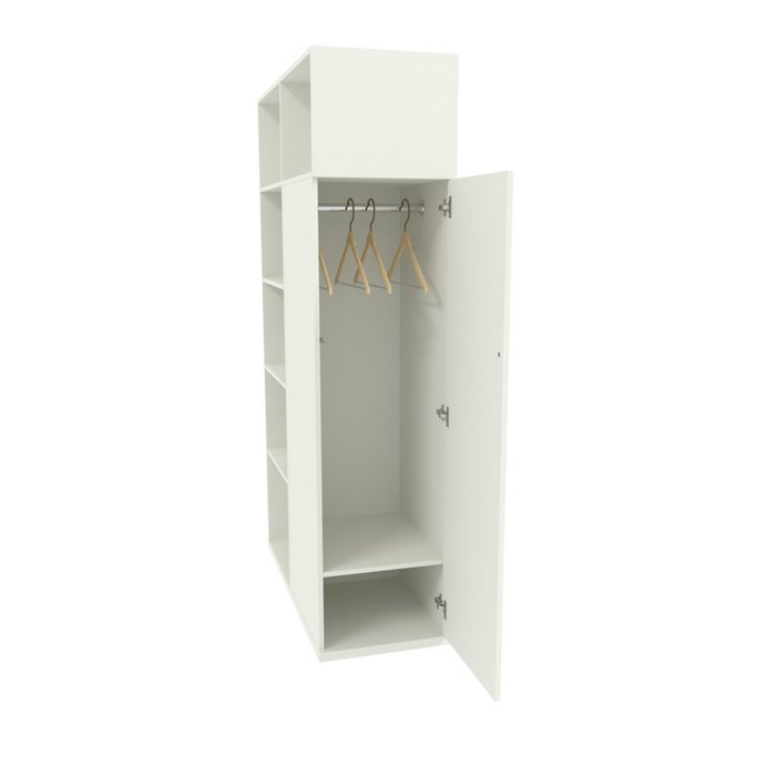 Перегородка-шкаф Разделение П3110.2 светло-серого цвета - купить Стеллажи по цене 21850 Перегородка-шкаф Разделение П3110.2 светло-серого цвета - купить Стеллажи по цене 21850