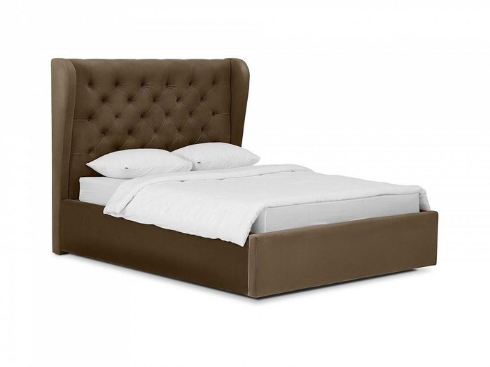 Кровать Jazz коричневого цвета 160х200 с подъемным механизмом - купить Кровати для спальни по цене 73190.0