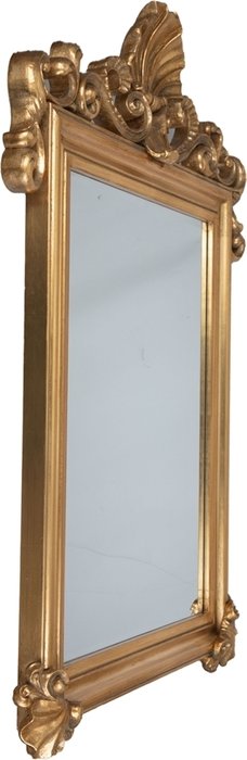 Зеркало настенное золотого цвета - купить Настенные зеркала по цене 20260.0