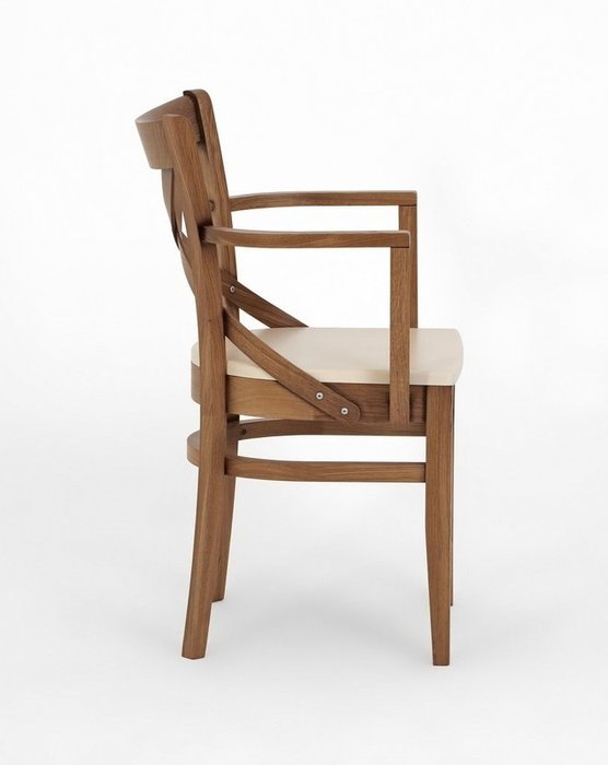 Обеденный стул Соло бежевого цвета - купить Обеденные стулья по цене 26100.0