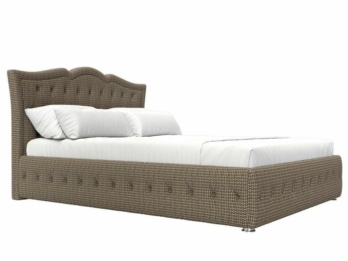 Кровать Герда 160х200 бежево-коричневого цвета с подъемным механизмом - лучшие Кровати для спальни в INMYROOM