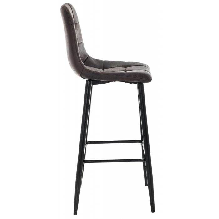 Барный стул Chio black dark brown темно-коричневого цвета - лучшие Барные стулья в INMYROOM