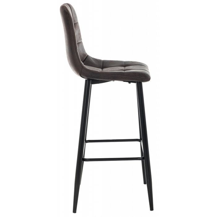 Барный стул Chio black dark brown темно-коричневого цвета - лучшие Барные стулья в INMYROOM Барный стул Chio black dark brown темно-коричневого цвета - лучшие Барные стулья в INMYROOM