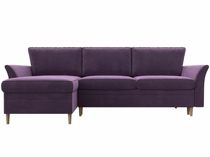 Угловой диван-кровать София сиреневого цвета левый угол - купить Угловые диваны по цене 59999.0