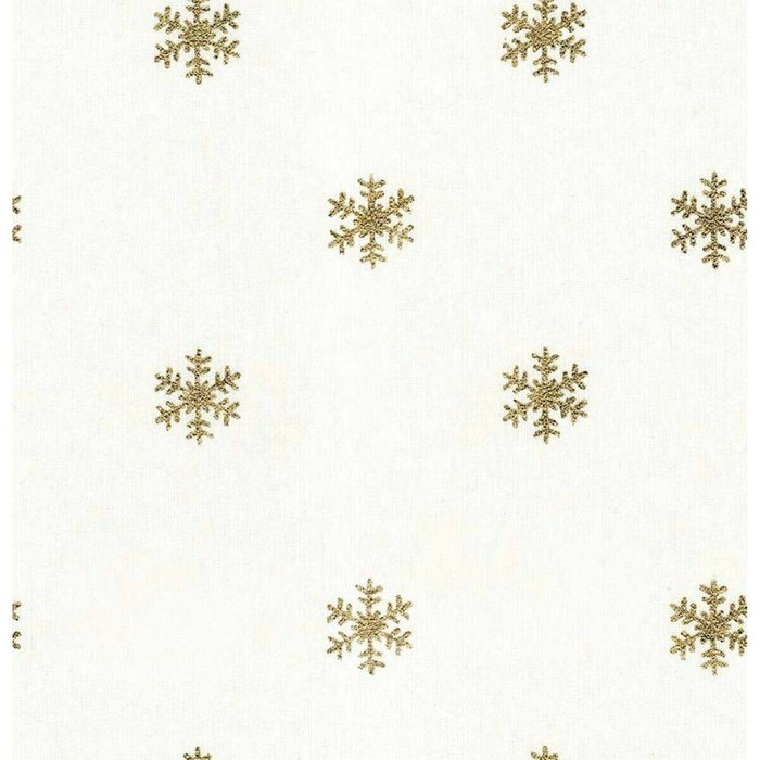 Скатерть из смолы, устойчивая к пятнам  Snowflakes Gold Разноцветный 250 x 150 - купить Скатерти по цене 6467.0