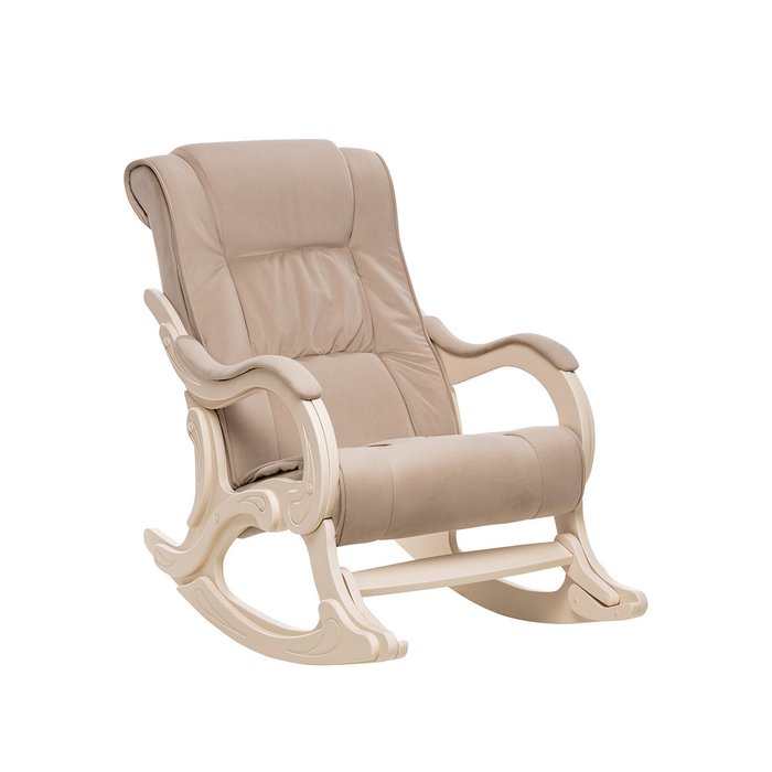 Кресло-качалка Модель 77 бежевого цвета - лучшие Интерьерные кресла в INMYROOM