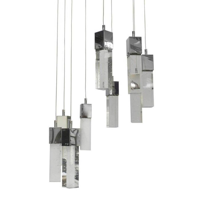 Подвесная светодиодная люстра Аква в стиле хай-тек - купить Подвесные люстры по цене 27500.0