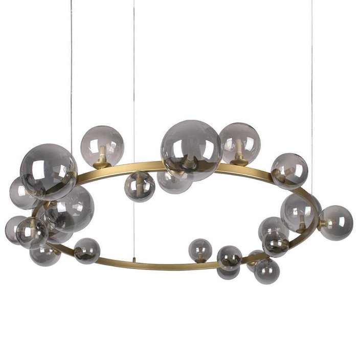 Подвесная люстра Molecule 10139/1200 (стекло, цвет дымчатый) - купить Подвесные люстры по цене 47040 Подвесная люстра Molecule 10139/1200 (стекло, цвет дымчатый) - купить Подвесные люстры по цене 47040