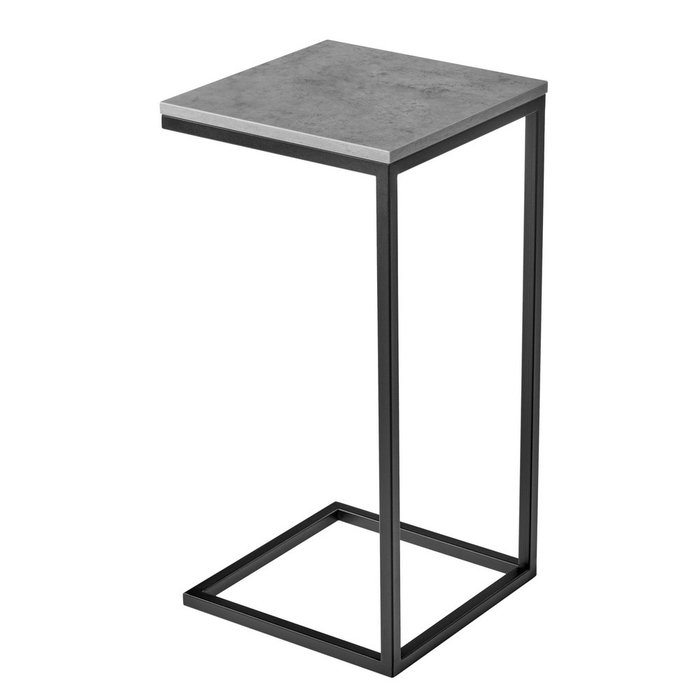 Стол кофейный Loft серого цвета под бетон