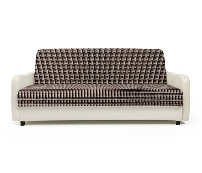 Диван-книжка Лига М бежево-коричневого цвета - купить Прямые диваны по цене 27990